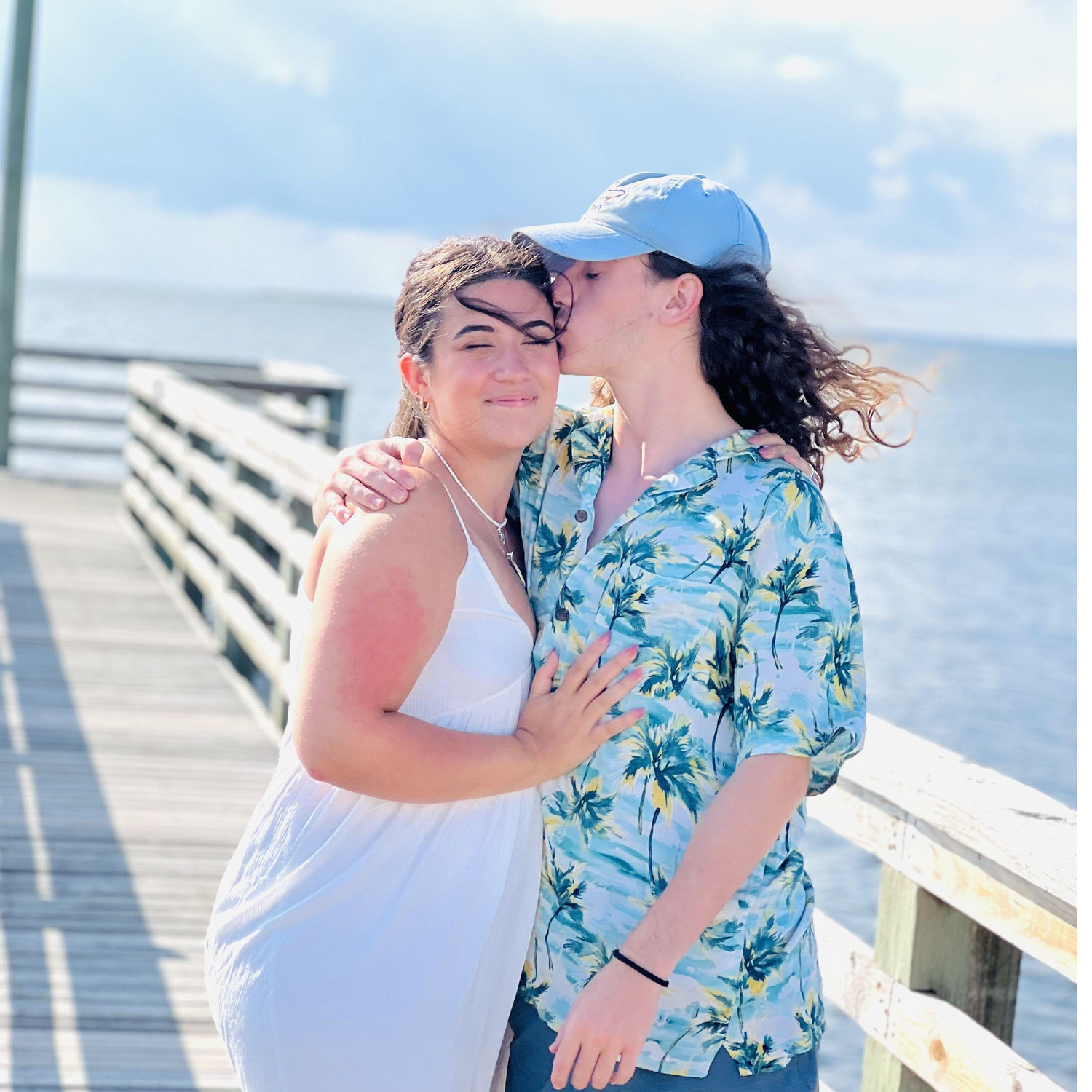 Tummy full of coconut shrimp and my love, life is good.