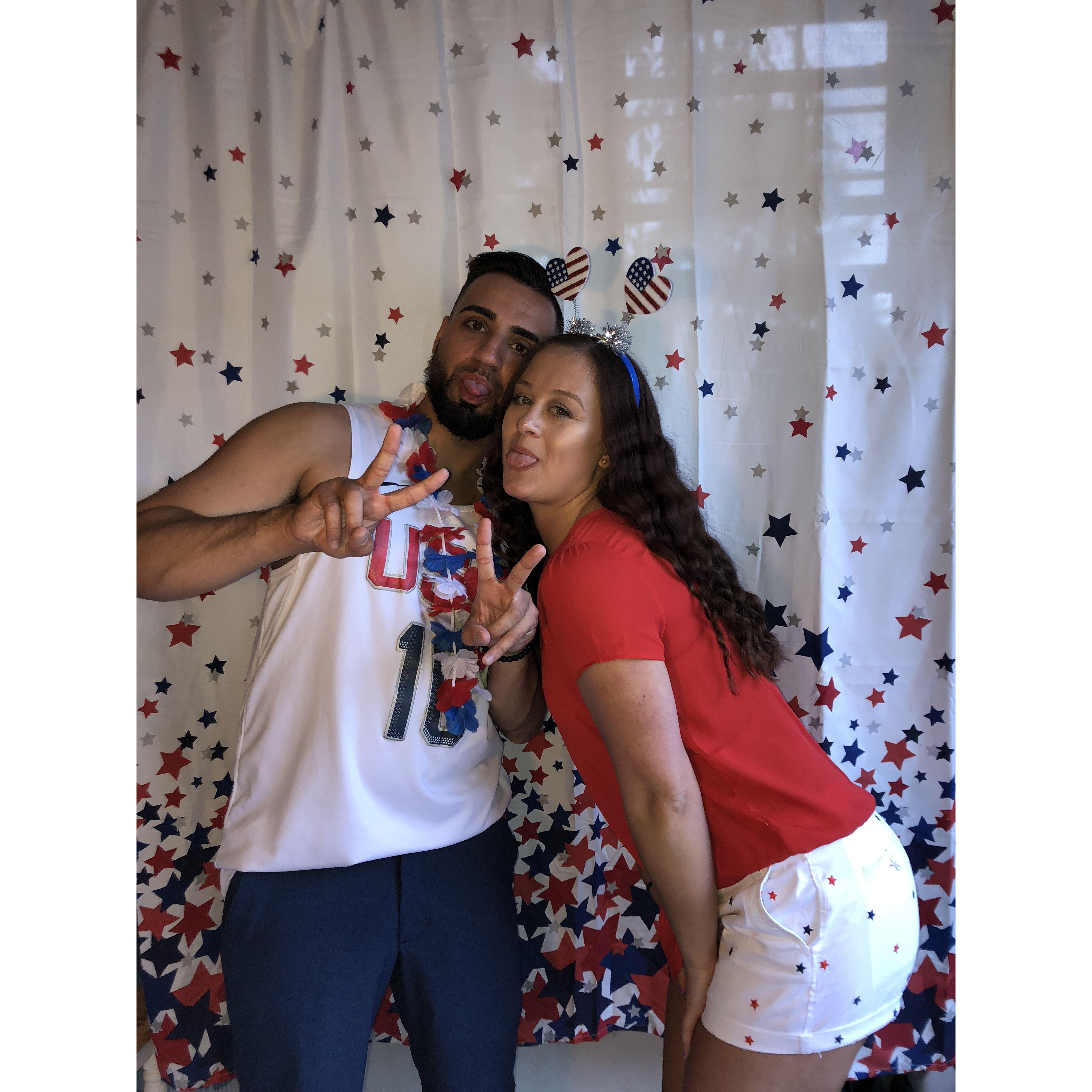 Jake's first 4th of July party