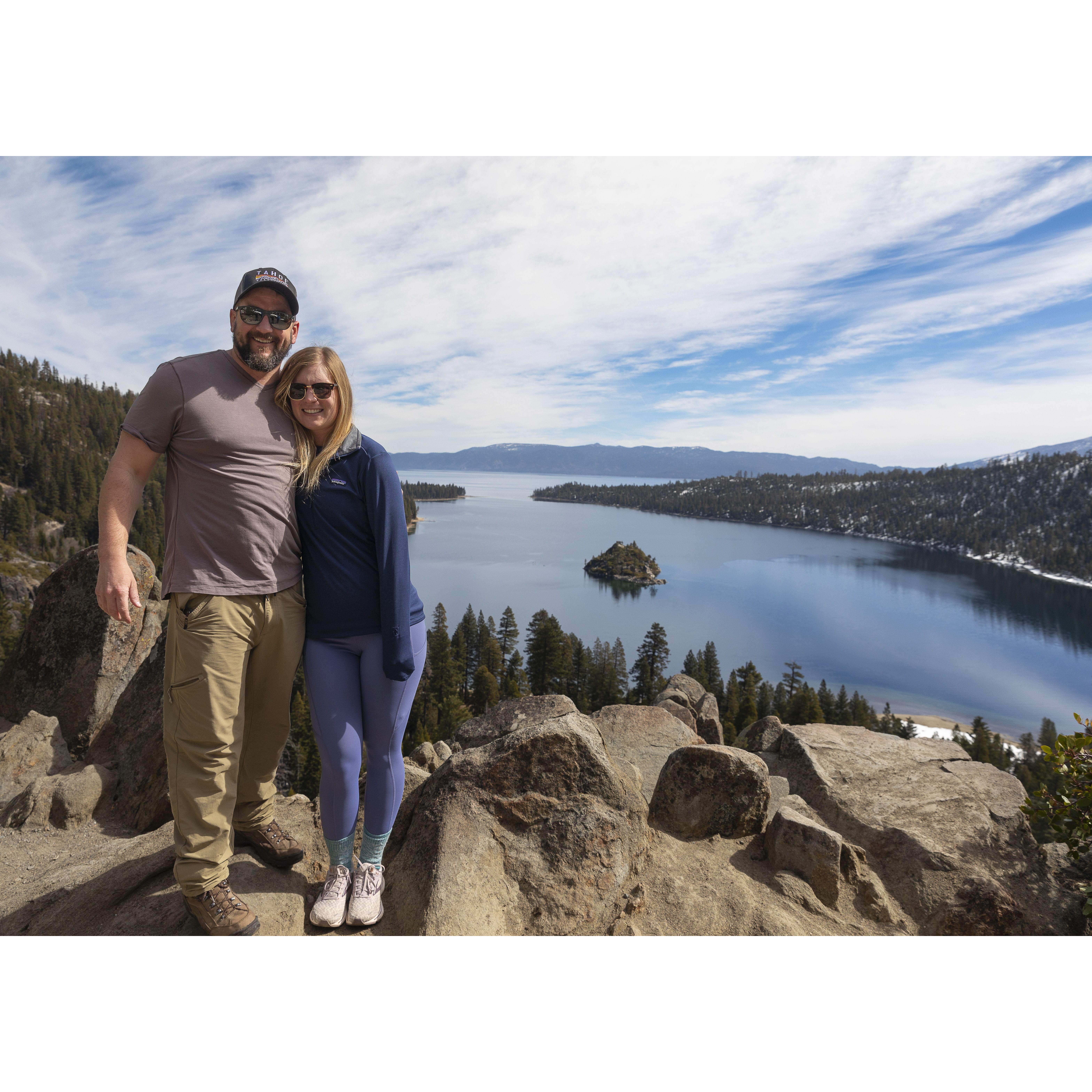 Visiting Chris and Bettina at Lake Tahoe!