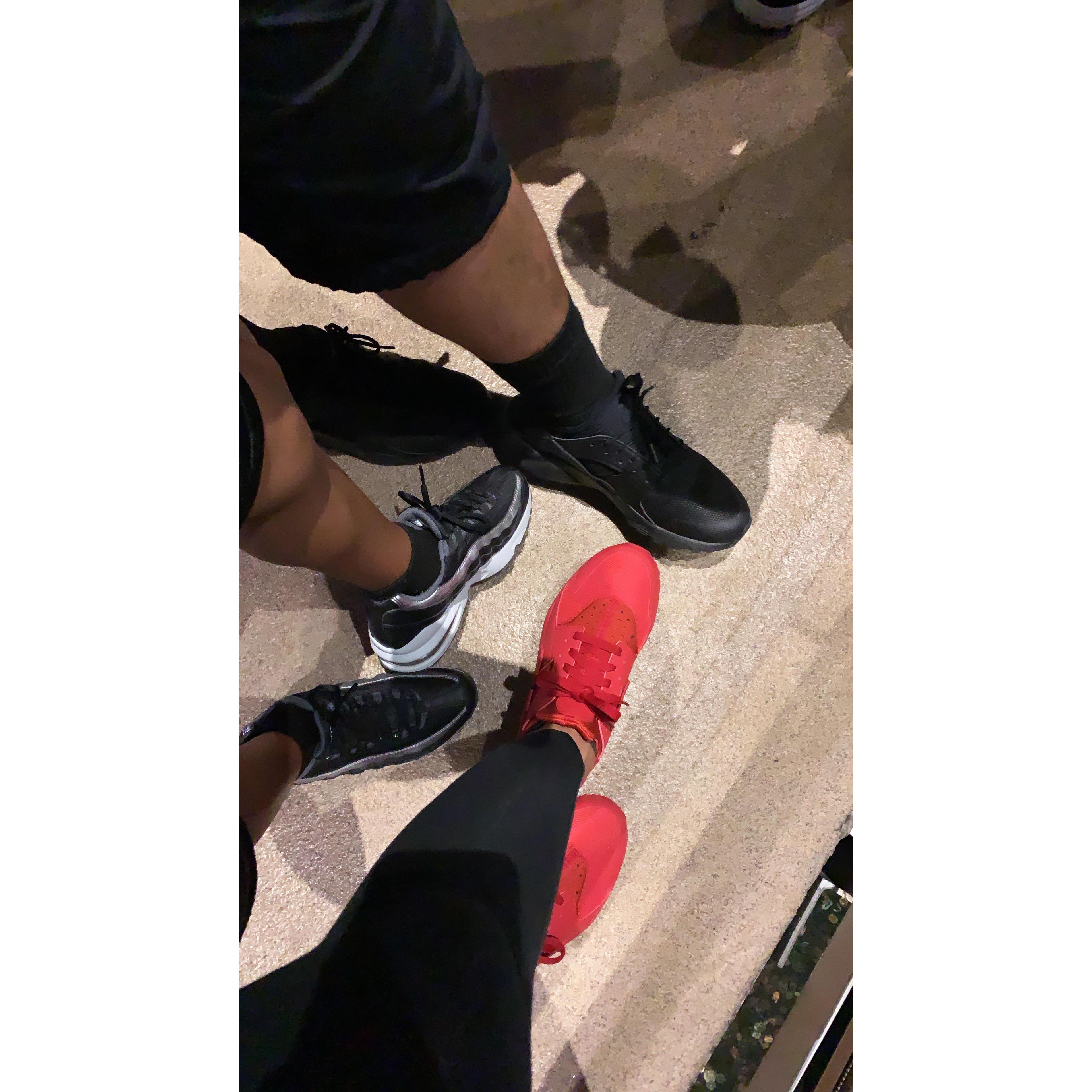 Family sneaks at Disney. My feet were killing me by the end of the night though!!!!