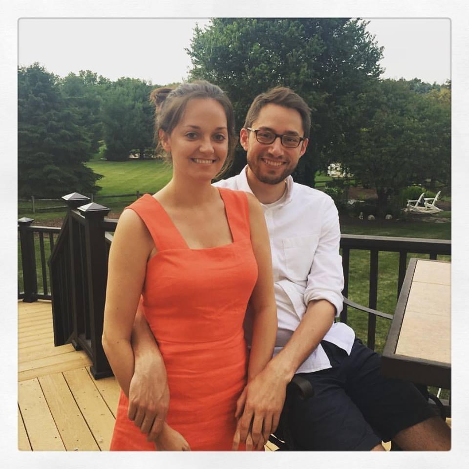 At Kristen's home in Yorkville, IL!