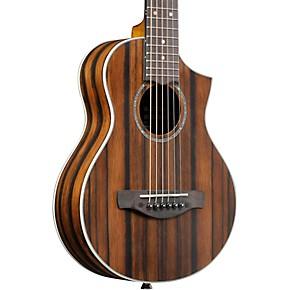 Ibanez EWP13DBO Exotic Wood Piccolo Acoustic Guitar Dark Brown Open Pore