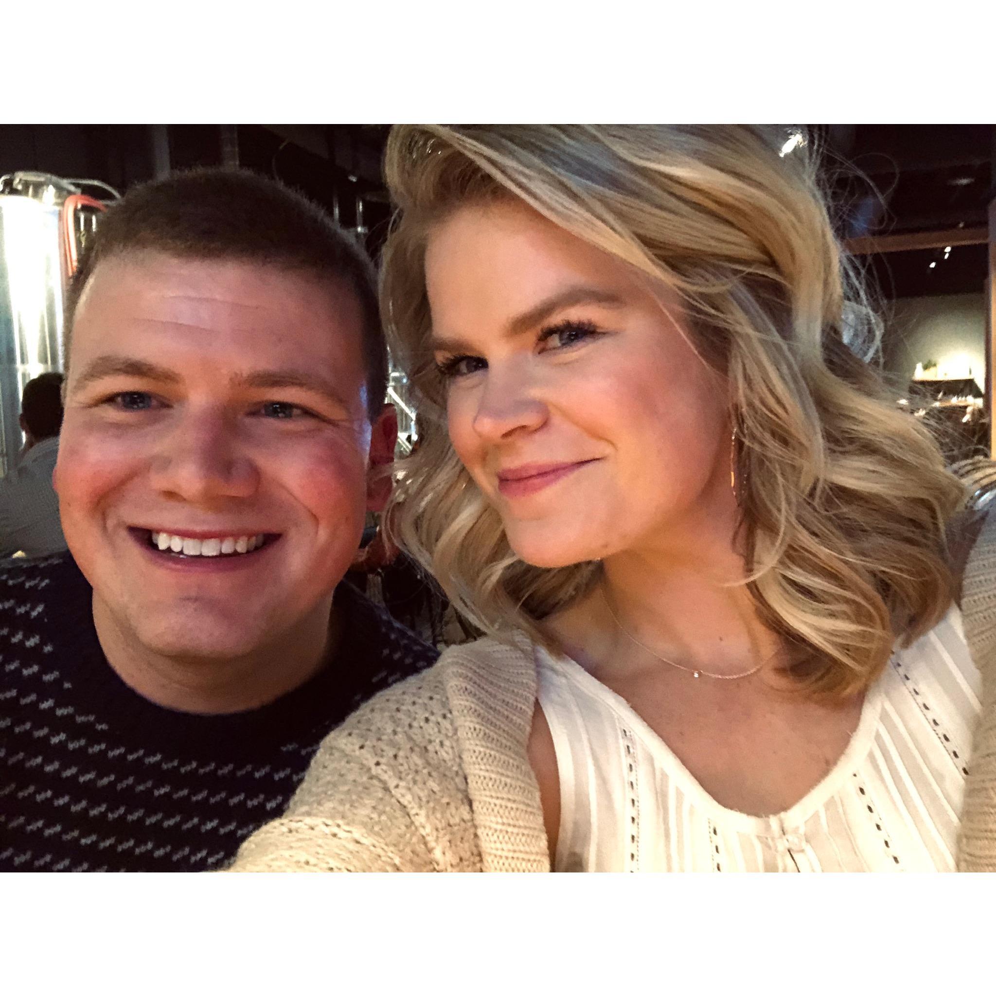 Spending Valentine's Day at Ike and Oak Brewery