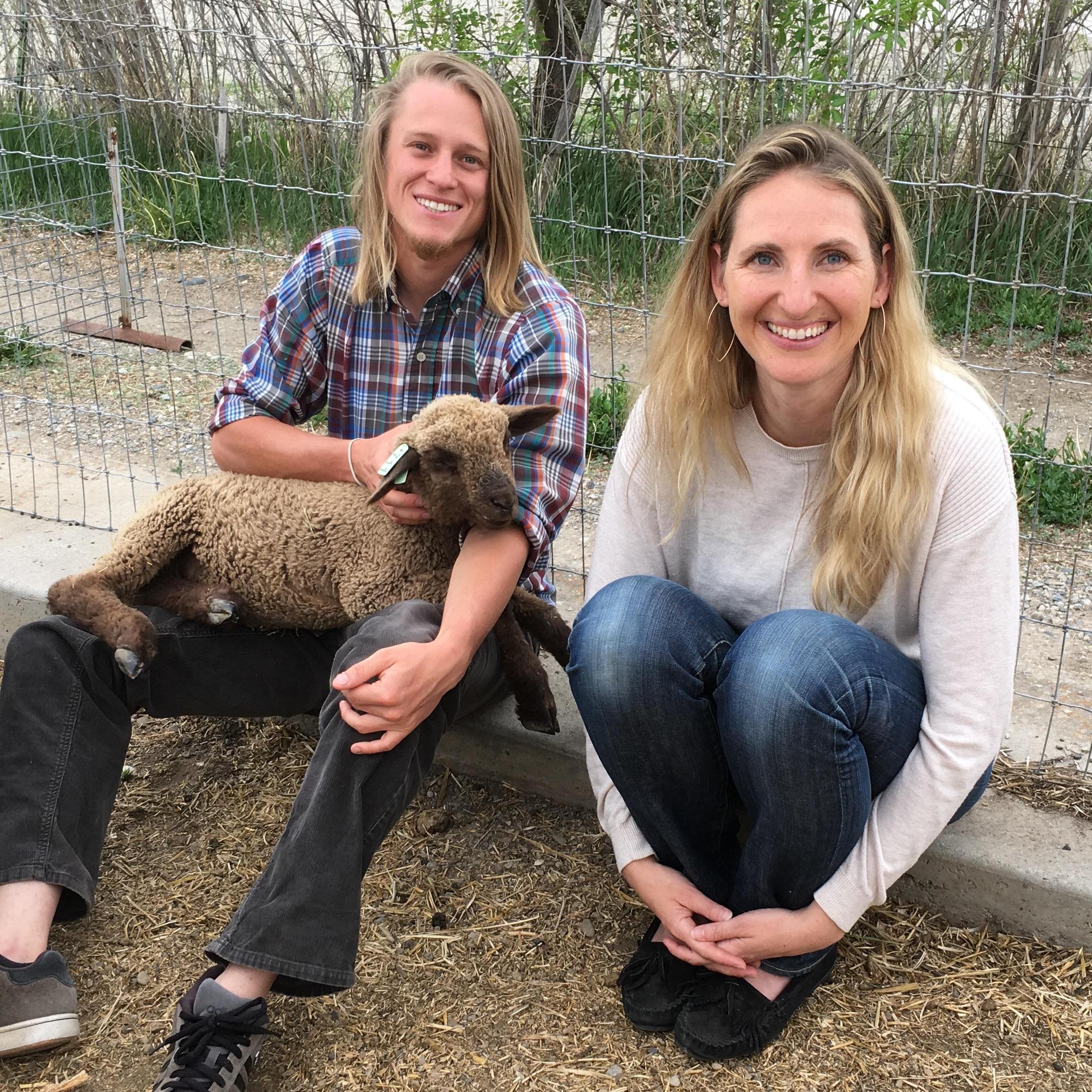 That little lamb is named 'Meadow' and she is a love.