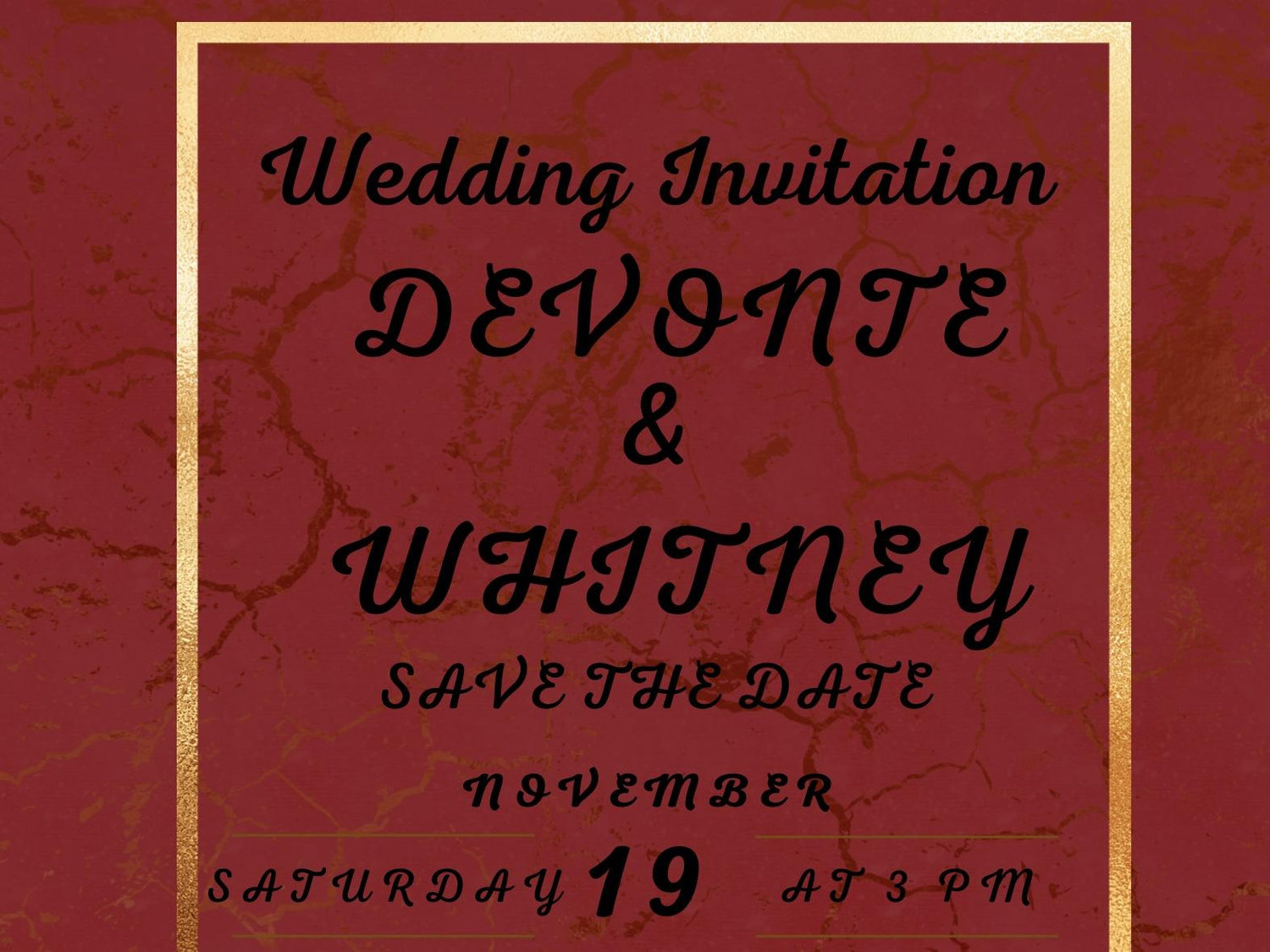 The Wedding Website of Whitney Williams and Devonte Williams