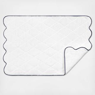 Cairo Scallop Quilted Tub Mat