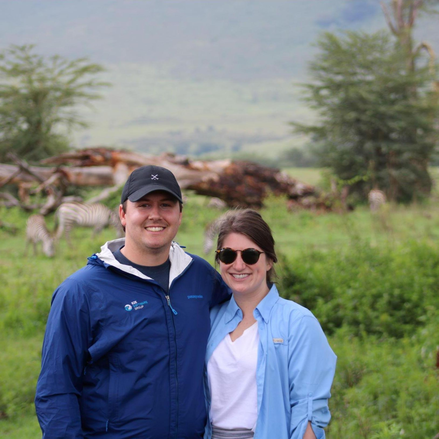 And shared one of her favorite places with him, like Tanzania