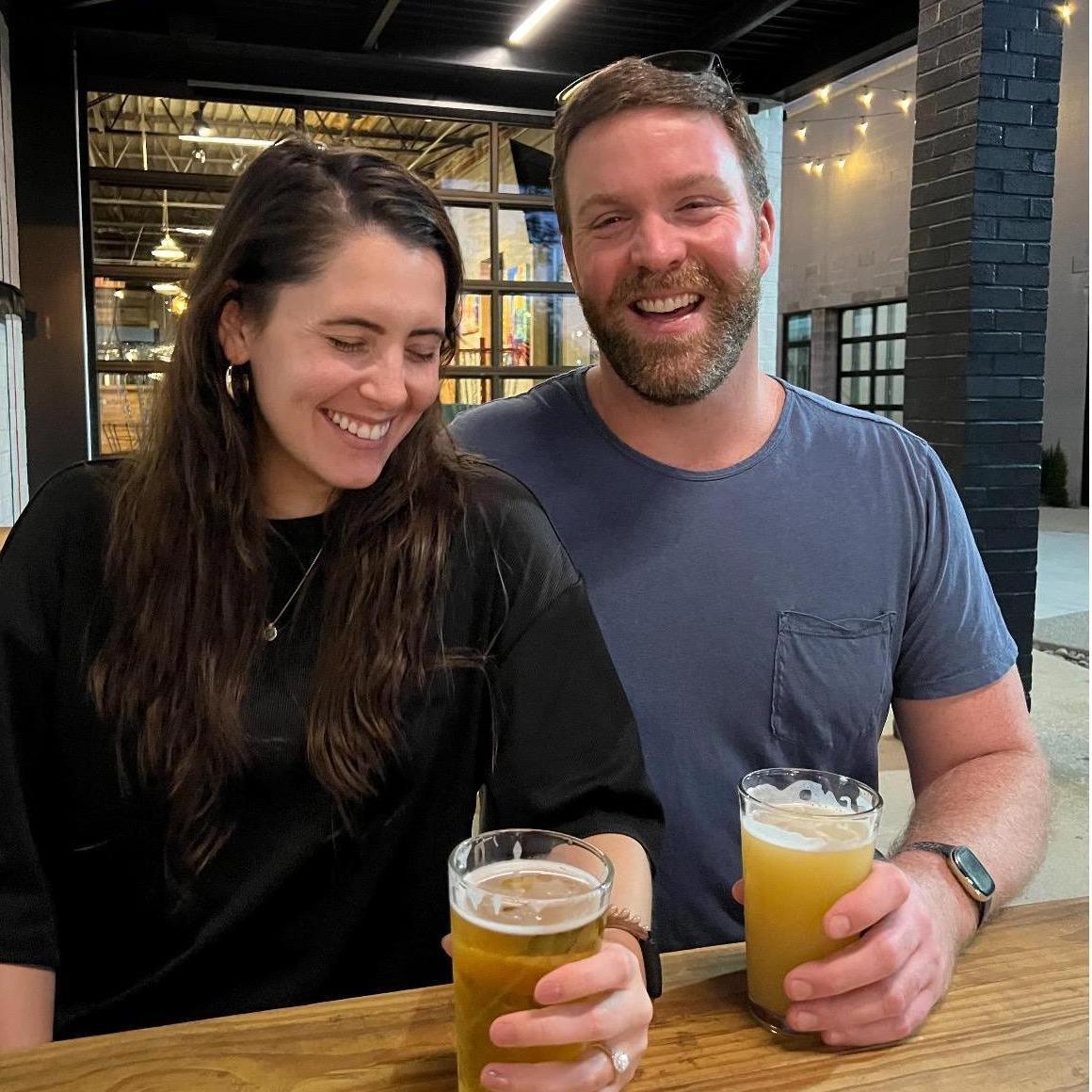[Sept 2023] Engagement celebration beers with Sean & Kara!