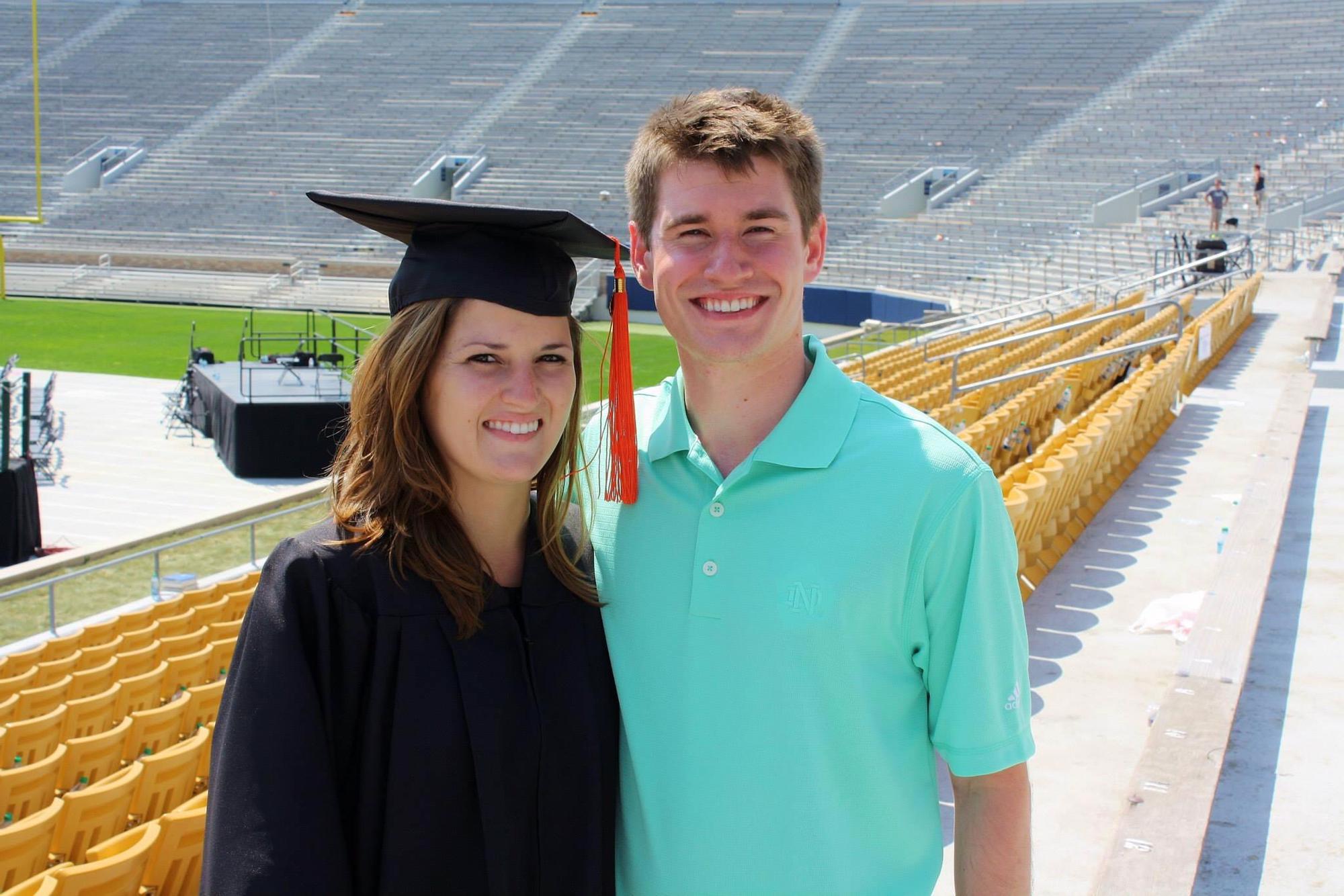 Samantha’s undergraduate graduation. 2013