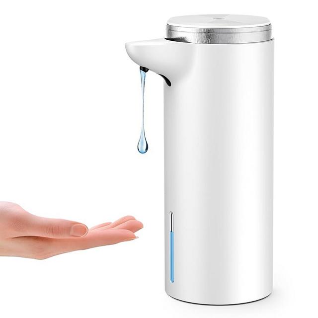 Seawah Automatic Soap Dispenser Touchless (Upgrade Auto & Manual Modes) - IPX7 WaterProof - Adjustable Volume for Thick & Thin Liquid - USB C Rechargeable Dish/Hand Soap Dispenser for Kitchen Bathroom