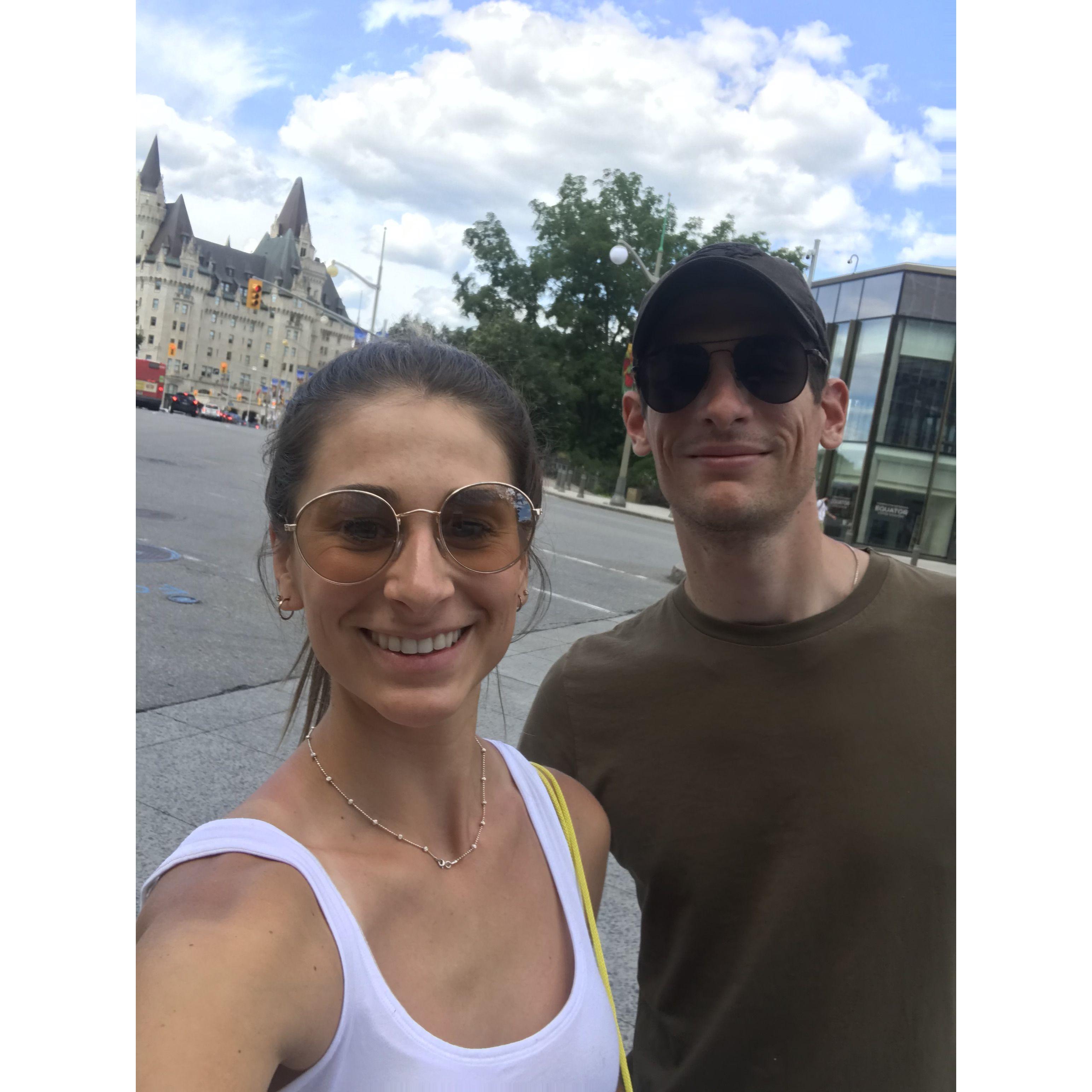 Exploring Ottawa after Pat's bike race