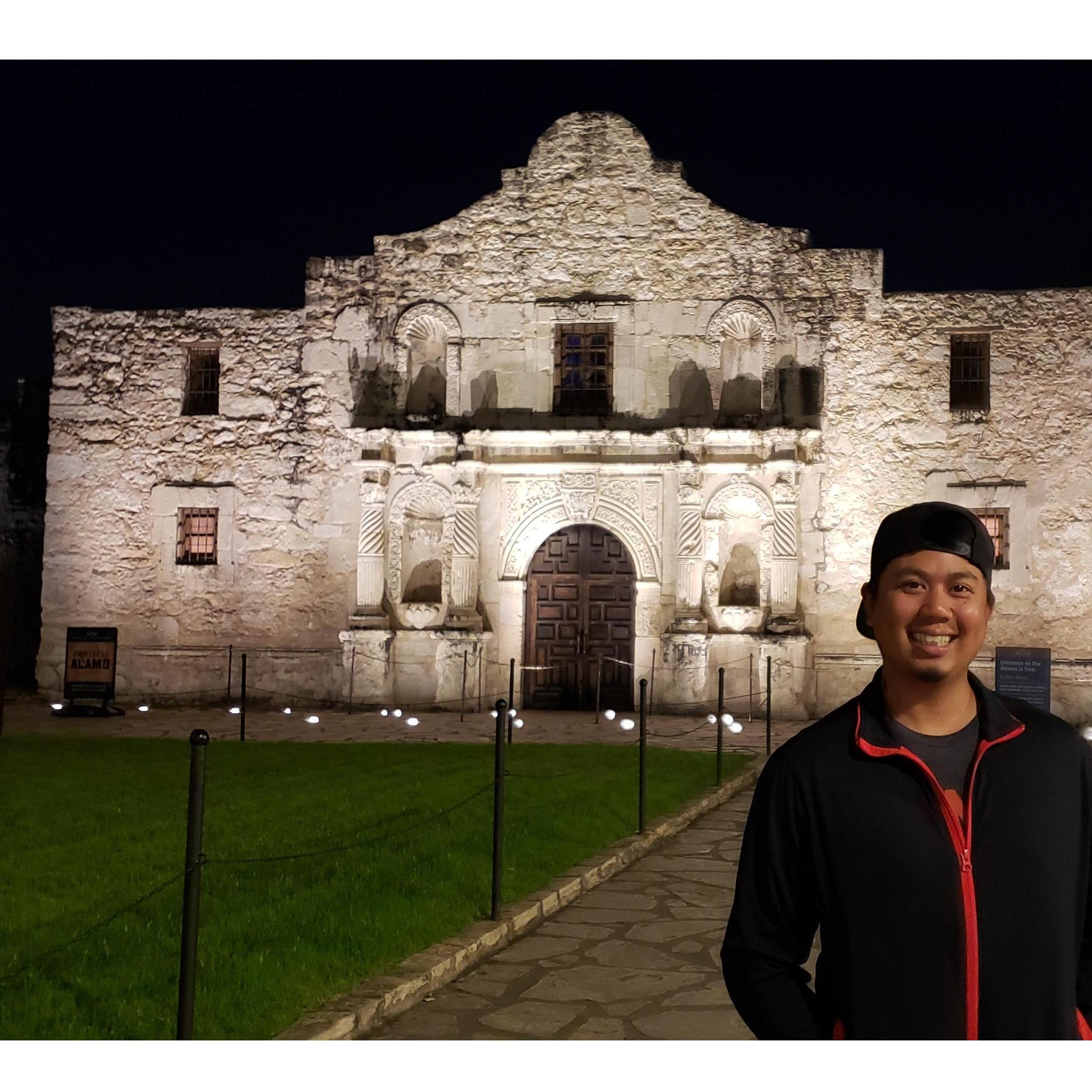 The Alamo, San Antonio, Texas. December 2018