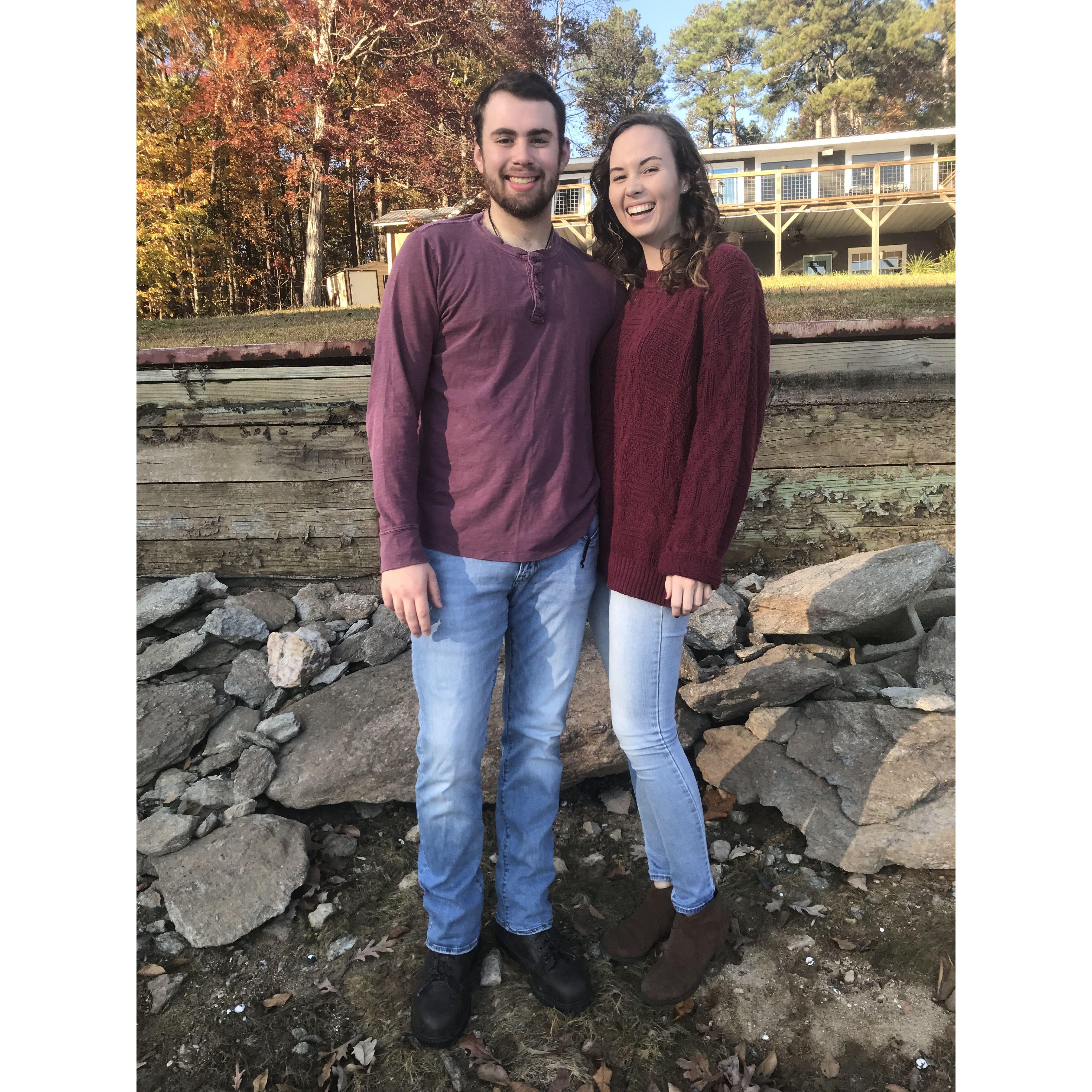 11/23/17: Liam joined Jane's family for Thanksgiving
