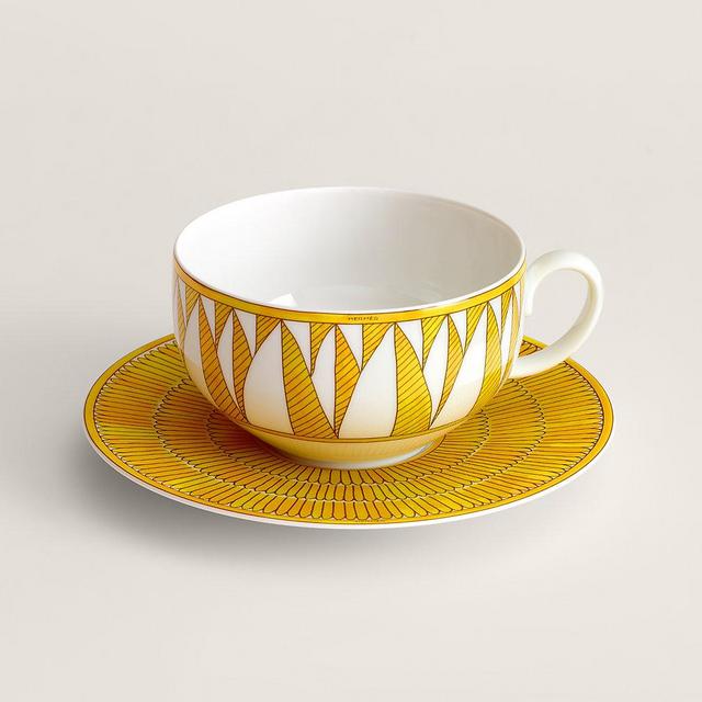 Soleil d'Hermes breakfast cup and saucer ,  £195