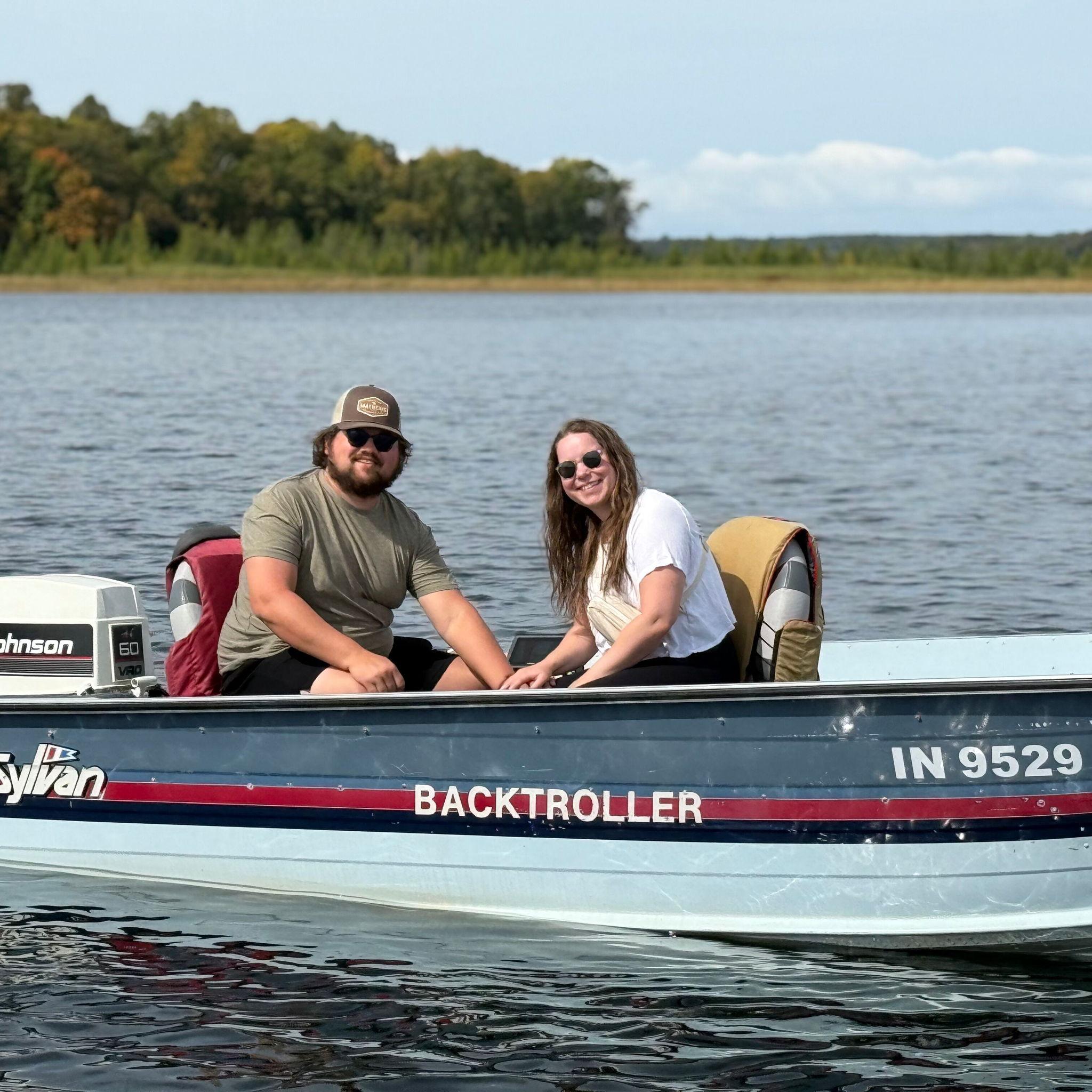 Quality time on Grandpa's boat