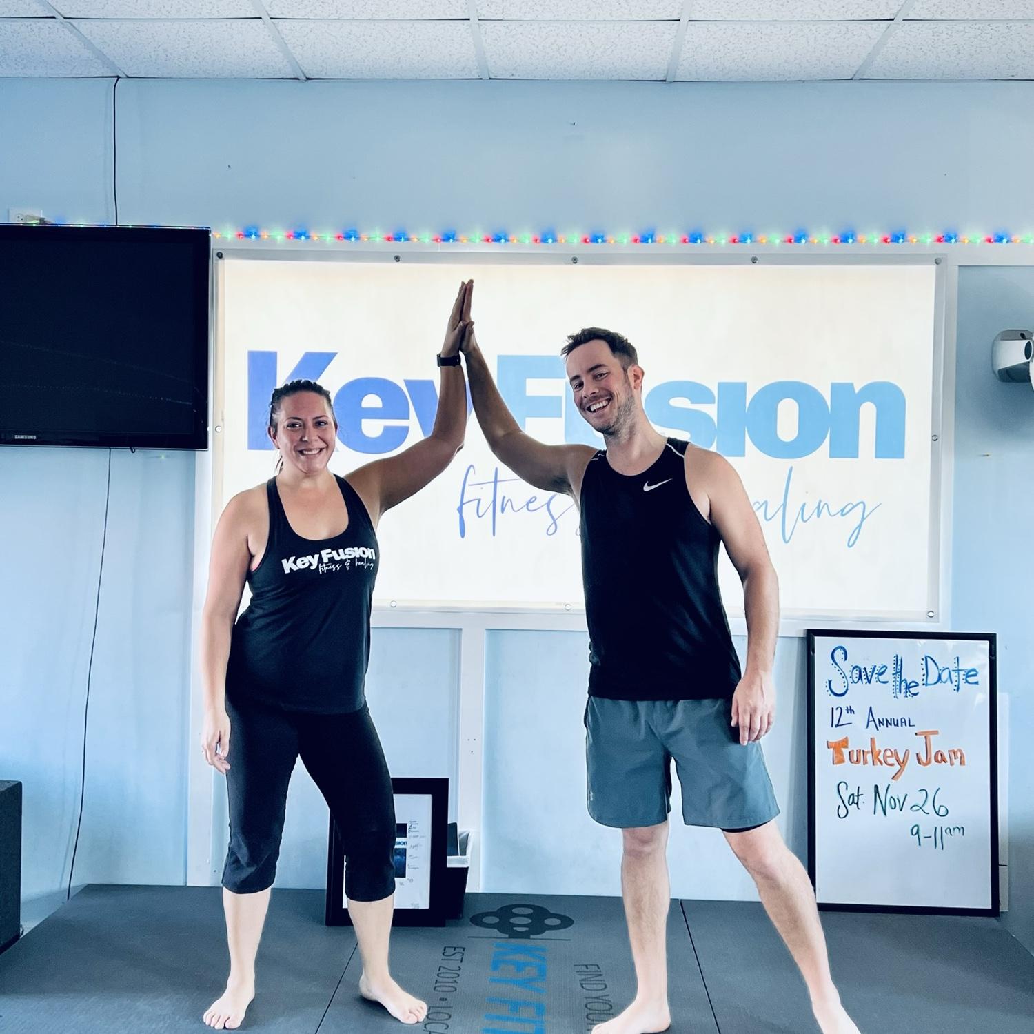 I turned Rick into a lover of Piyo! Work out partners!
