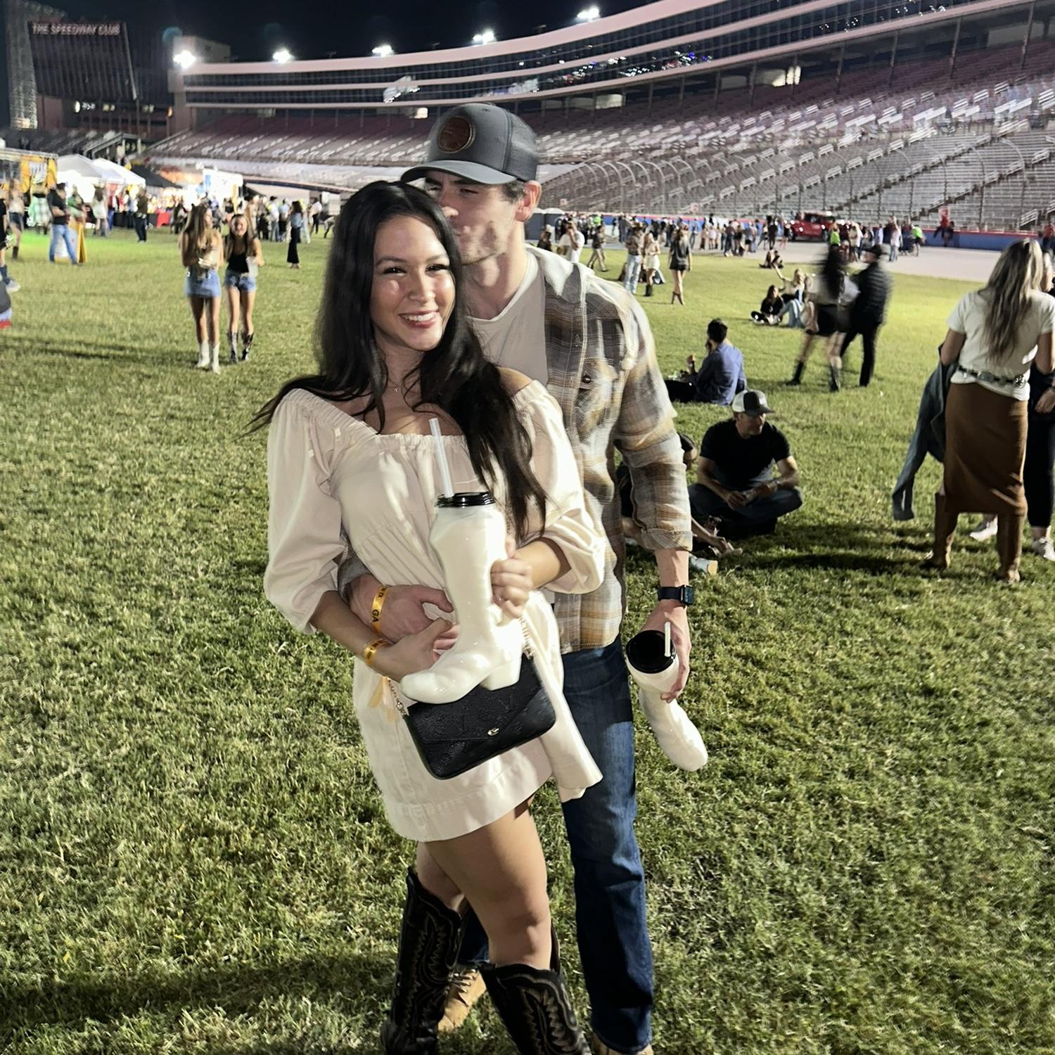 we got to see zach bryan on the texas motor speedway in fort worth