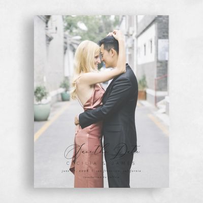 Black Wedding Save the Date - Kylan Photo