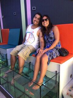 July 8, 2015: Our first international trip together: Santorini, Greece