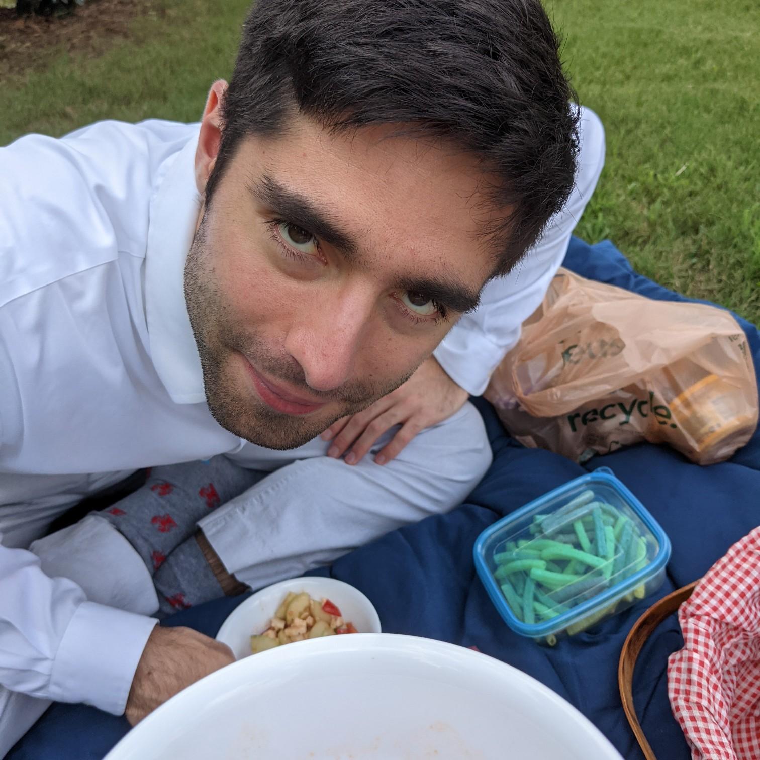 This is the first picture Alexa took of Greg