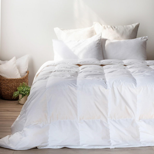 Feather & Down Duvet Comforter Insert - Full Queen - All Season | BOKSER HOME