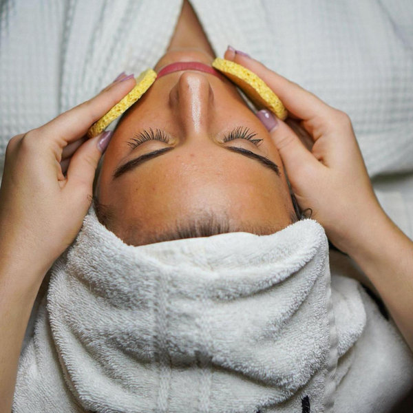 Facial before the wedding
