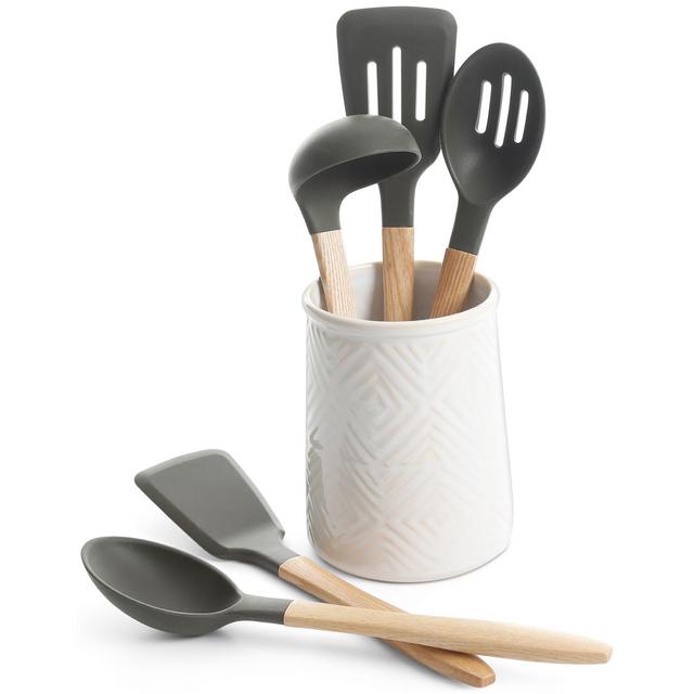 Cravings by Chrissy Teigen 6-Pc. Ceramic Crock & Tools Set