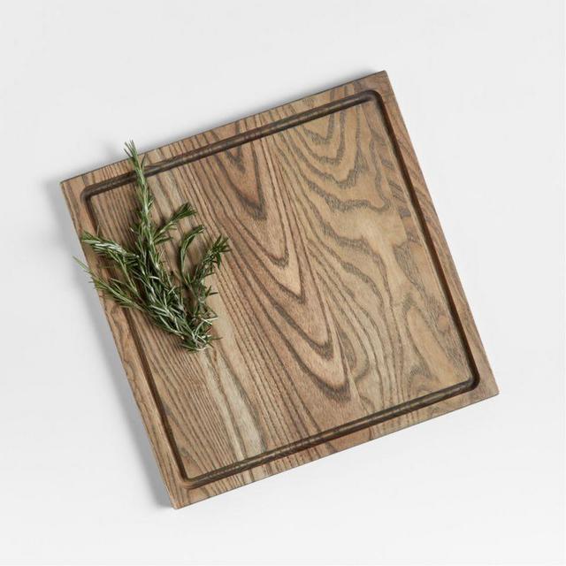 Walnut Cutting Board 16"x16"x0.75" | Crate & Barrel
