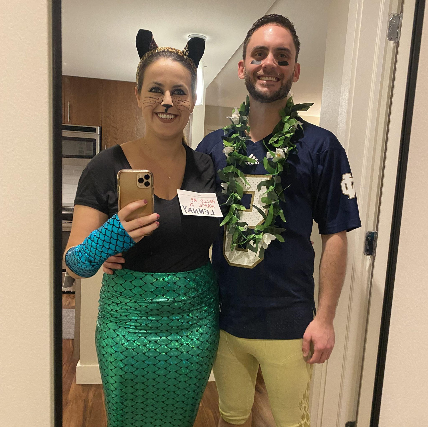 Halloween, October 2022. Manti Te'o and his catfish!