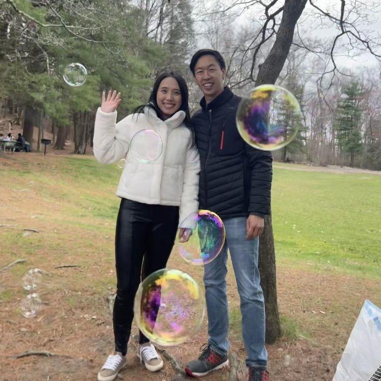 Taylor's birthday, where Taylor spent 10 minutes trying to make the bubbles just right for the picture