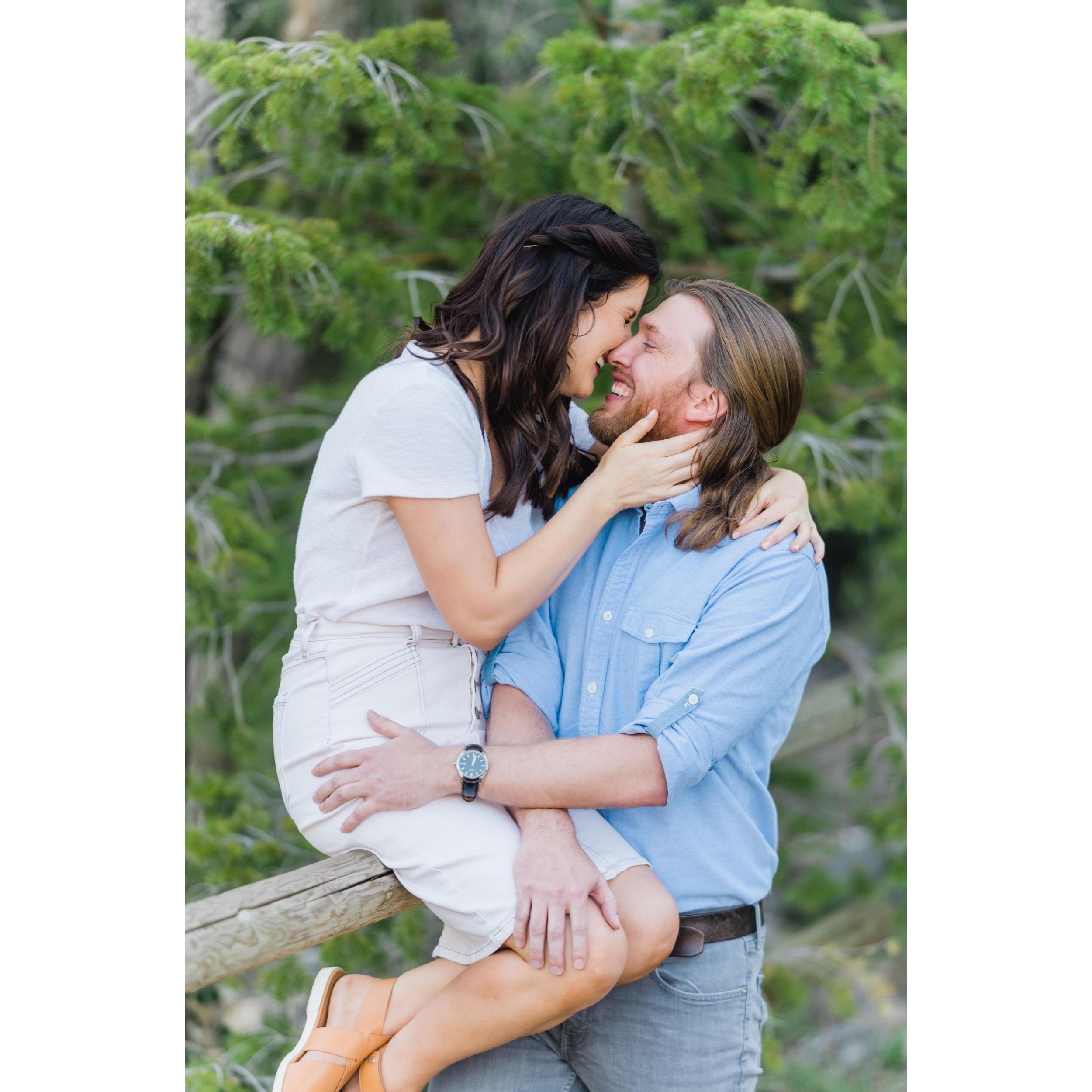 Just engagement pictures from here :) We had a ton of fun taking these while exploring Tibble Fork.