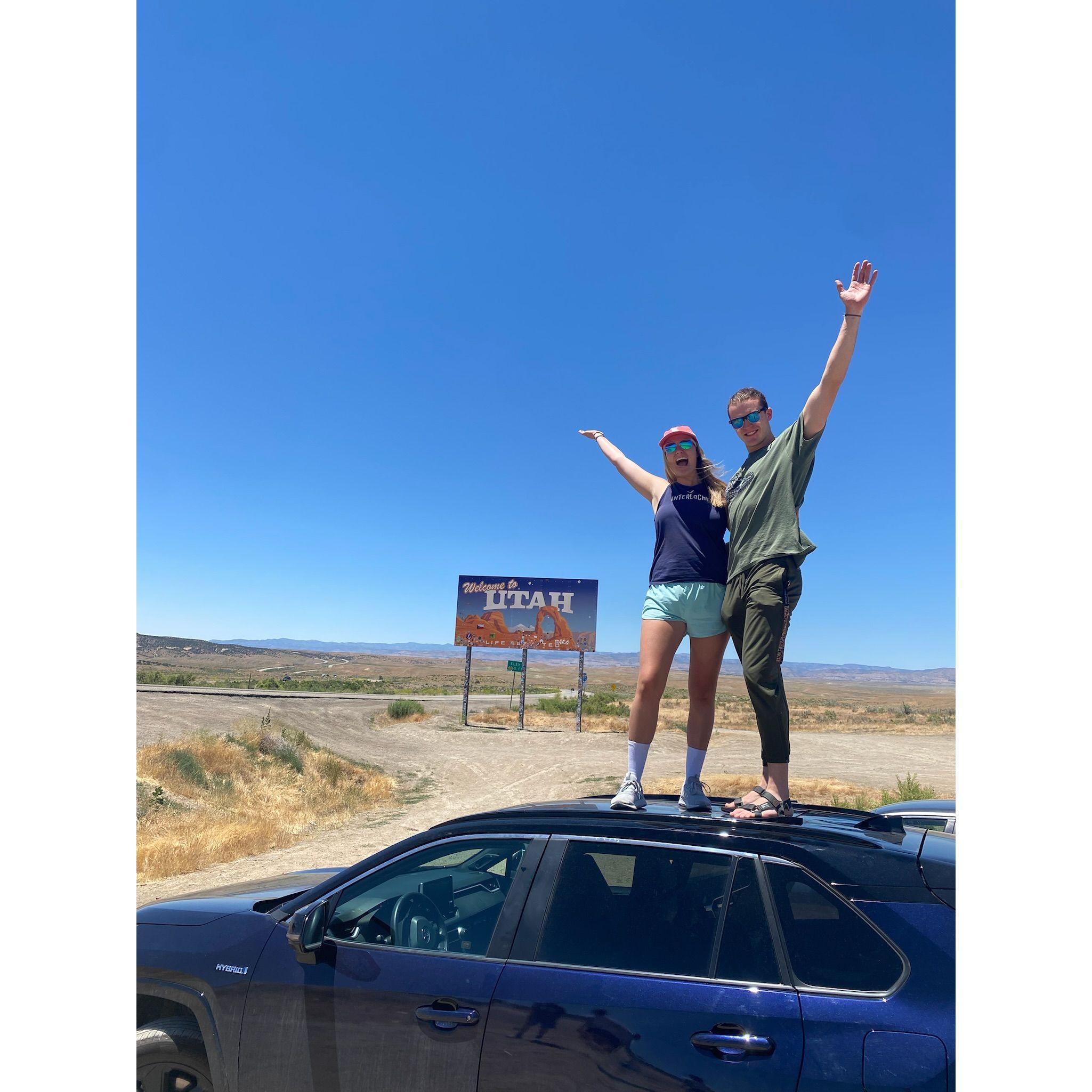 The start of our 2nd year anniversary road trip. Moab, Arches NP, Canyonlands NP, then to the Four Corners Monument, Mesa Verde NP, Telluride, Grand Junction, and Red Rocks.