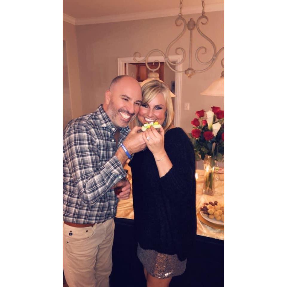 1-11-19 1 year anniversary of meeting and 1 month wedding anniversary and our friends threw us an amazing party!!!