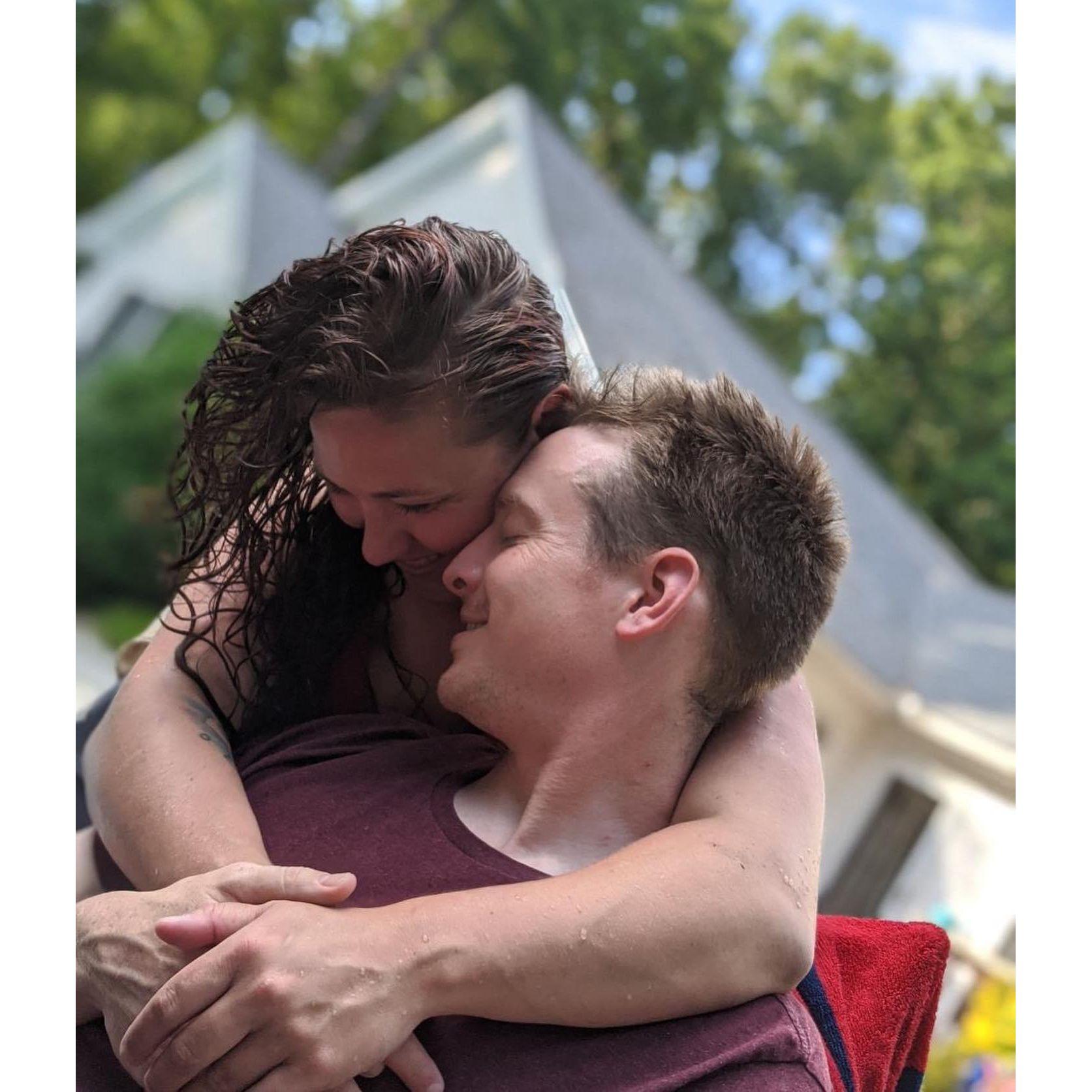 First Friends' Pool Party