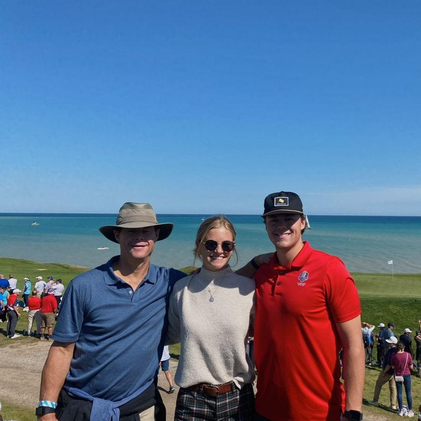 Next visitor: Brett came for the Ryder Cup at Whistling Straits.