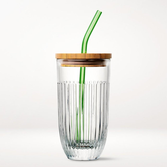 La Rochere Ouessant Smoothie Glass & Straw