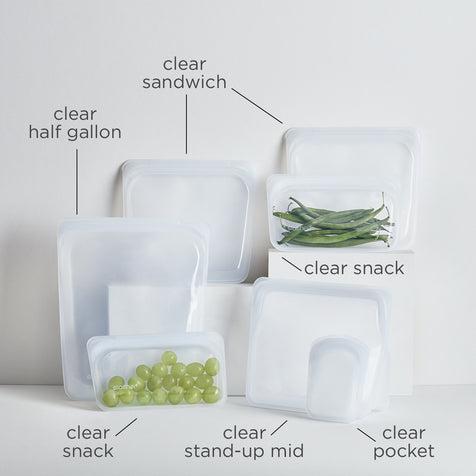 Stasher Bag Reusable Silicone Starter Kit 7-Pack