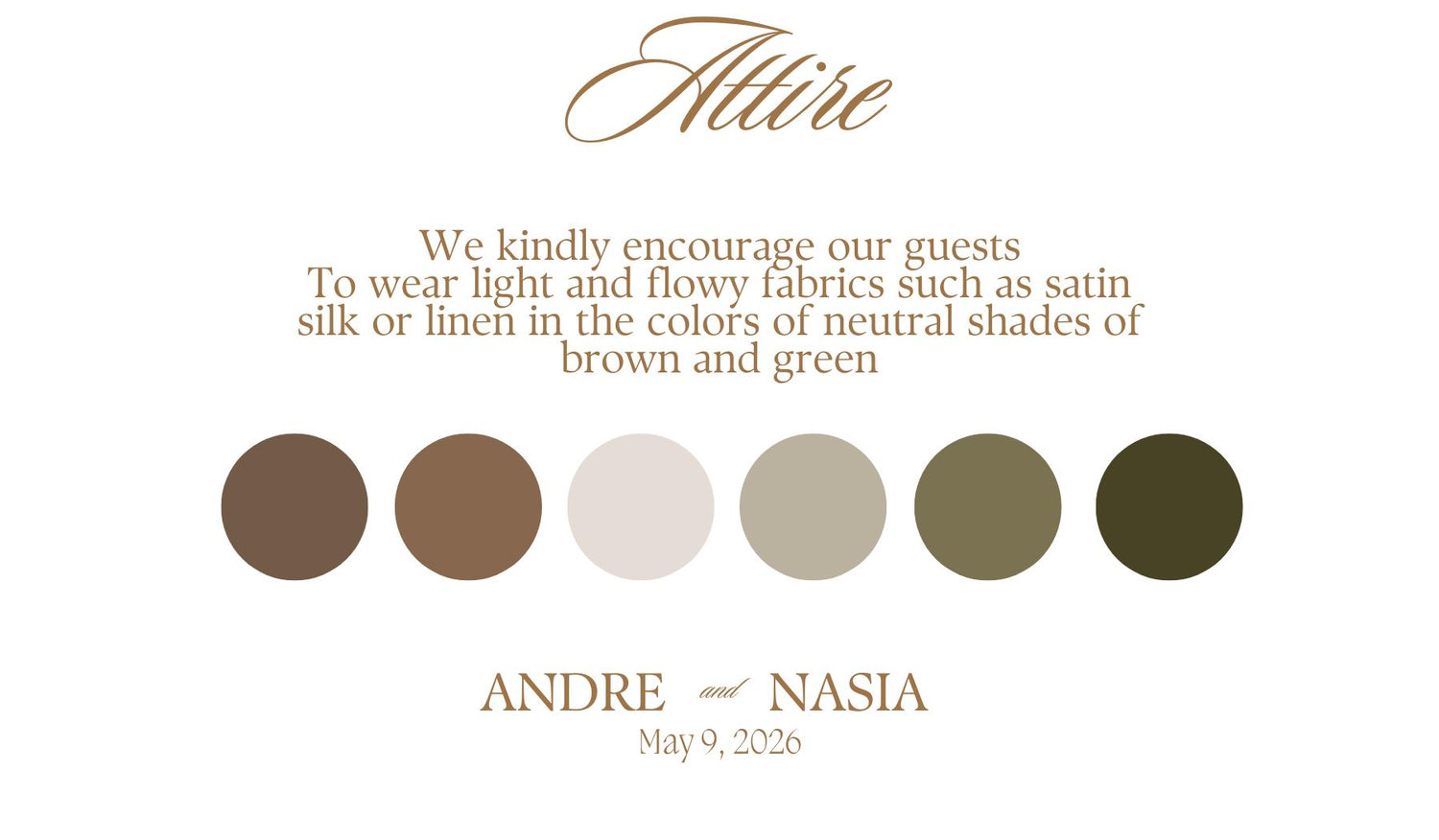 The Wedding Website of Nasia Turner and Andre Casey