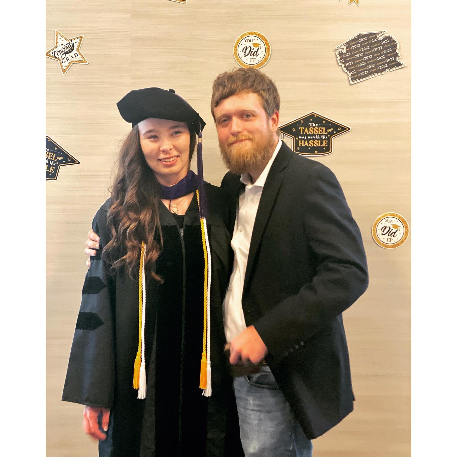 Aria's graduation from University of Iowa College of Law