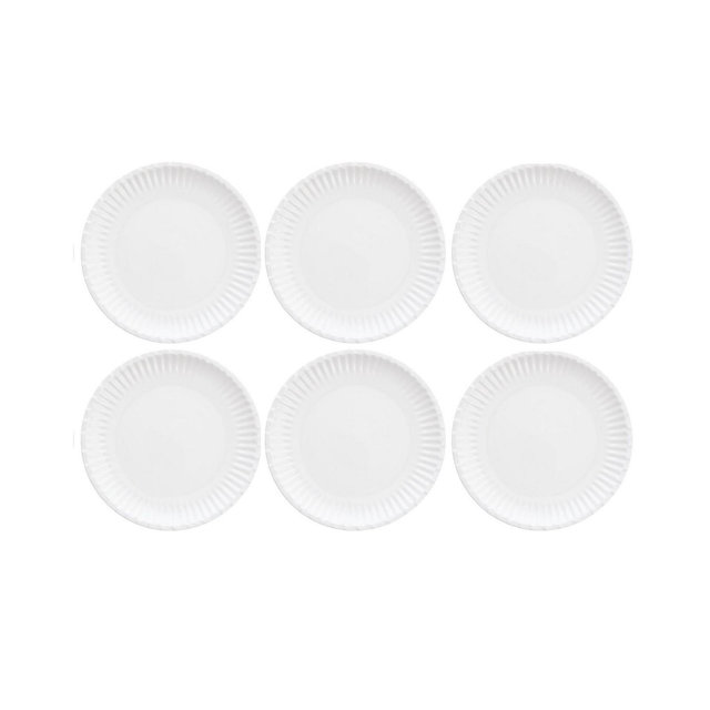 Fortessa Melamine Street Eats Paper Plates, Set of 6