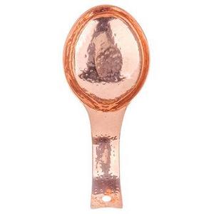 Copper Hammered Metal Spoon Rest