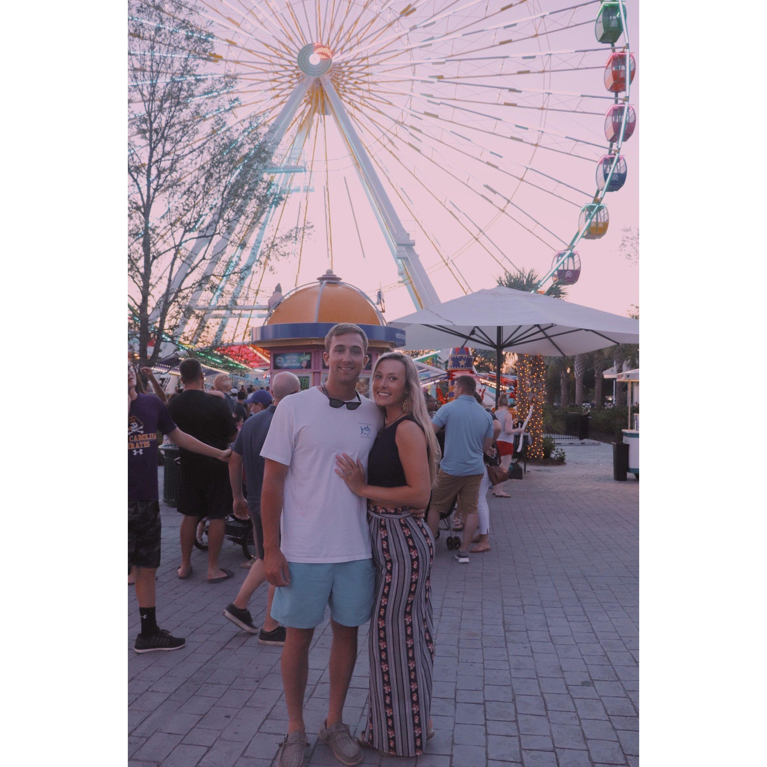 July 20, 2019- Our first of many beach trips! We spent the week in Daytona Beach, FL and Taylor drove his Jeep. We got to drive onto the beach everyday- it was such a memorable trip