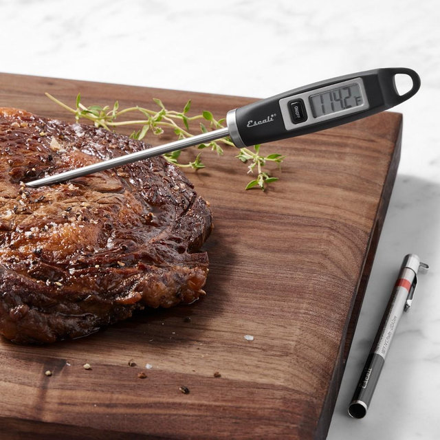 Escali Gourmet Digital Thermometer, Black