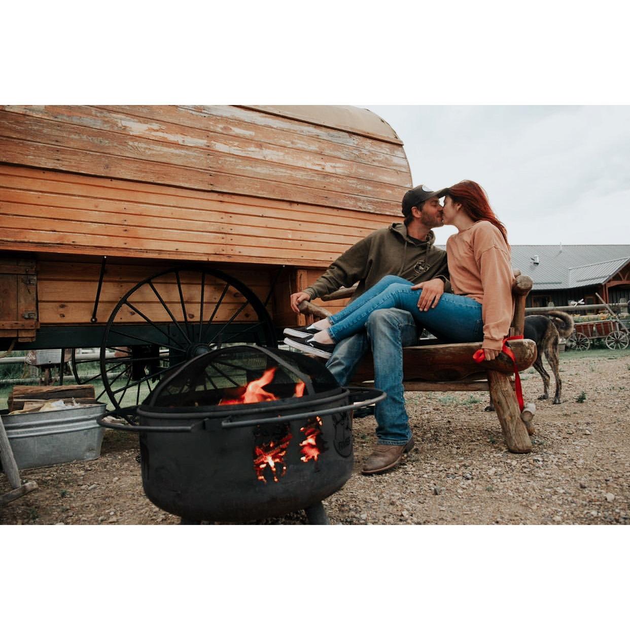 Sheep Wagon Airbnb 4th of July Weekend in Montana 2020