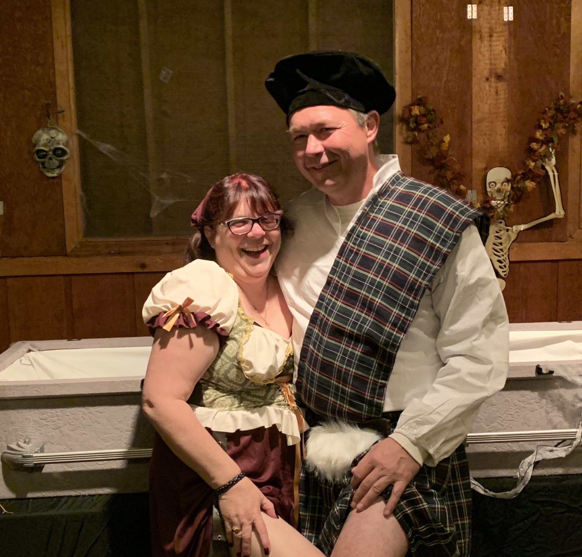 Our first Halloween party at the Finncamp 2020
