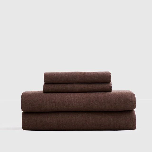 Linen Sheets | Quince in Espresso