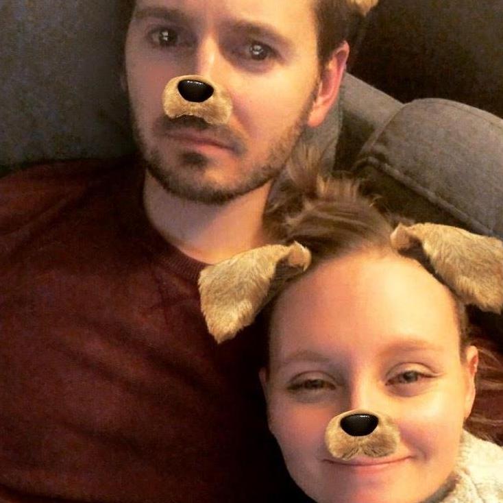 We snapchat.