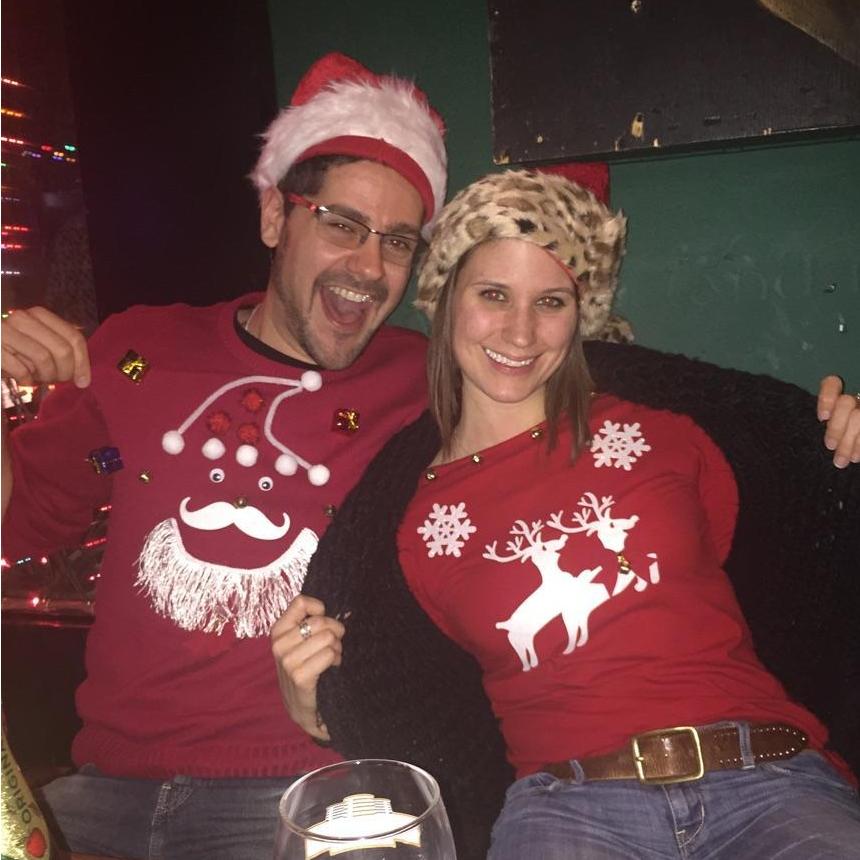Our very own hand made ugly sweaters.
2015