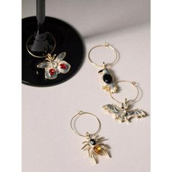 Catherine Martin Midnight Creatures Wine Charms