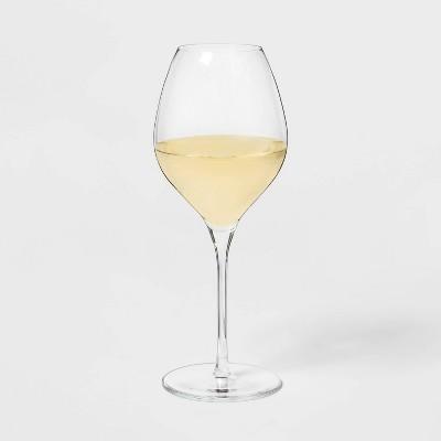 16oz 4pk Glass Ballooned White Wine Glasses - Threshold™